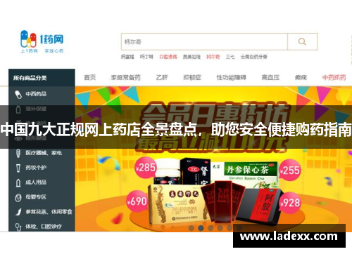 中国九大正规网上药店全景盘点，助您安全便捷购药指南